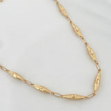 Cadena Rustico Dubai 8.45 g / 23 3/4 in / 3.3 mm Oro Amarillo 18K