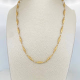 Cadena Rustico Dubai 8.45 g / 23 3/4 in / 3.3 mm Oro Amarillo 18K
