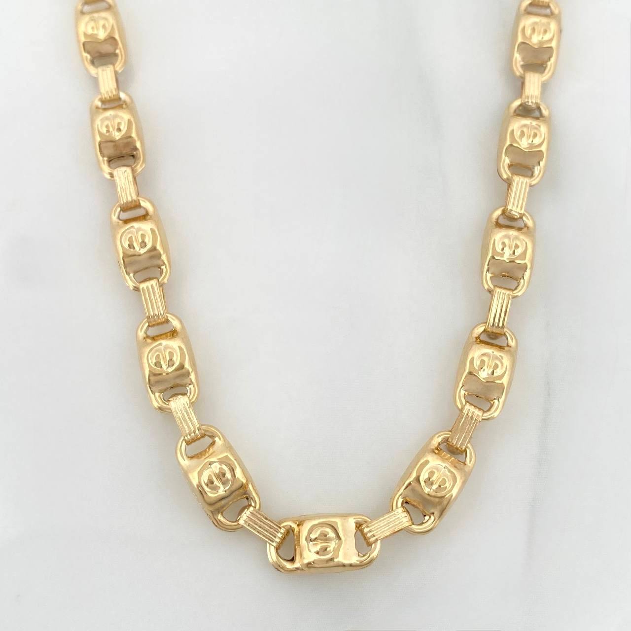 Cadena Rustico Tornillo 17.5 g / 24 1/2 in / 5.05 mm Oro Amarillo 18K