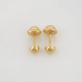 Topos Media Bola 0.6 g / in / 4 mm Oro Amarillo 18K