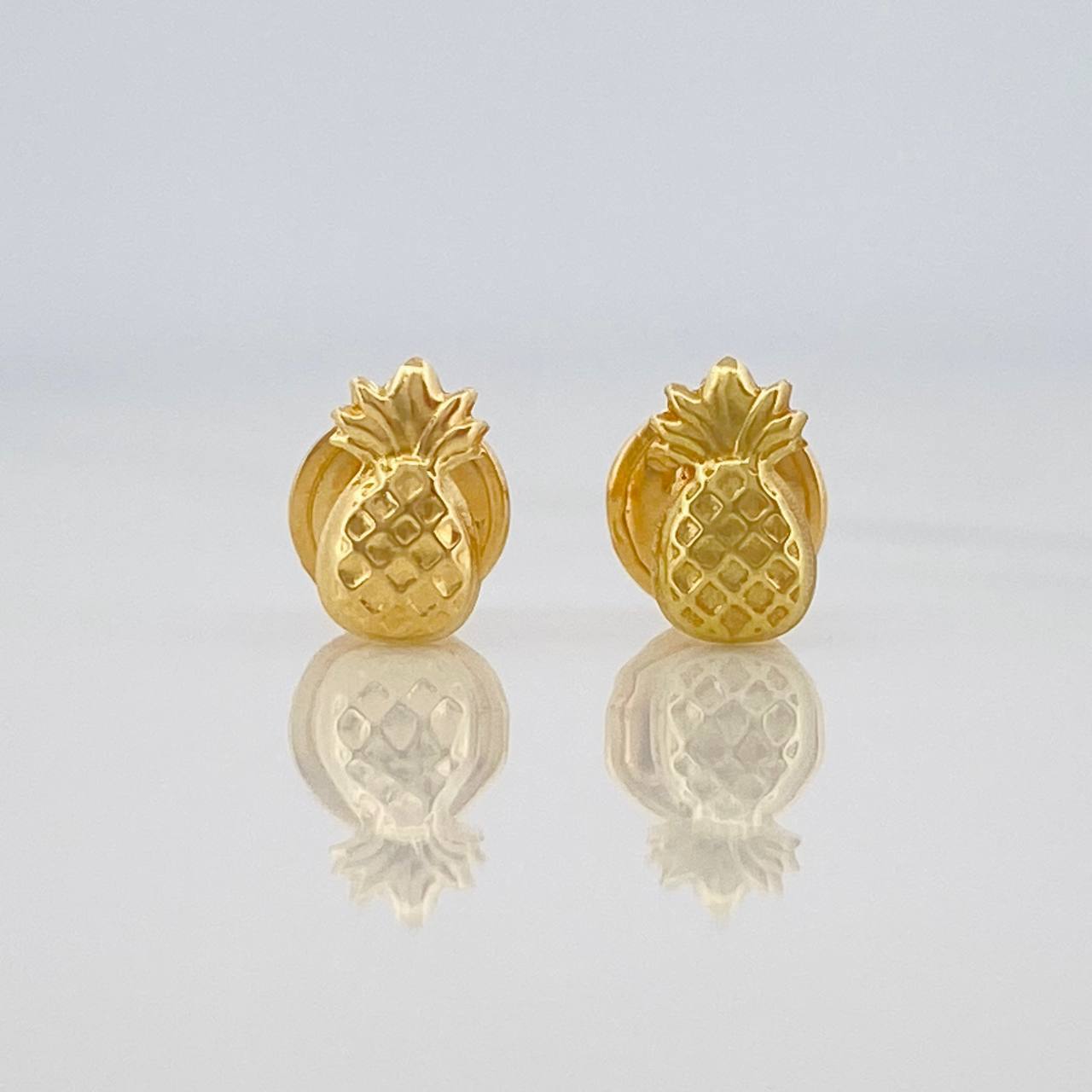 Topos Piña 0.55 g / in / 4 mm Oro Amarillo 18K