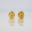 Topos Piña 0.55 g / in / 4 mm Oro Amarillo 18K