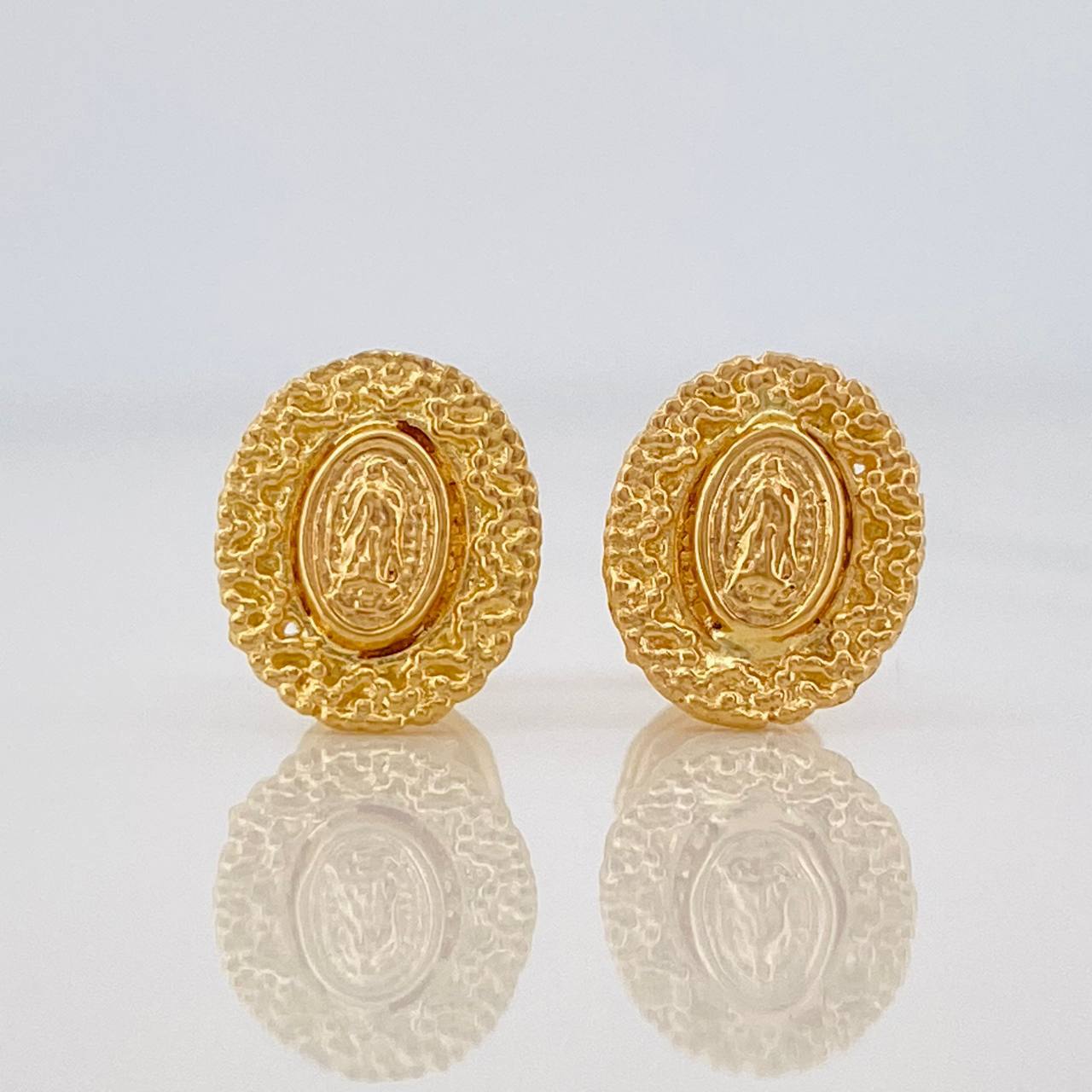 Topos Virgen Guadalupe 1.25 g / in / 7.4 mm Oro Amarillo 18K