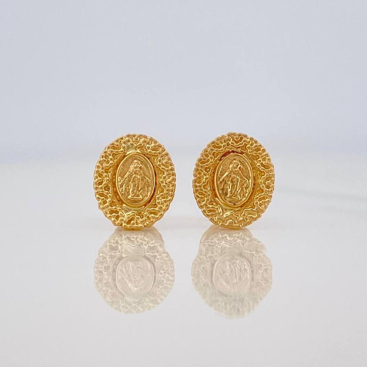 Topos Virgen Milagrosa 1.2 g / in / 7.3 mm Oro Amarillo 18K