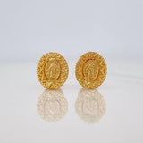 Topos Virgen Milagrosa 1.2 g / in / 7.3 mm Oro Amarillo 18K