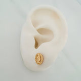 Topos Virgen Milagrosa 1.2 g / in / 7.3 mm Oro Amarillo 18K