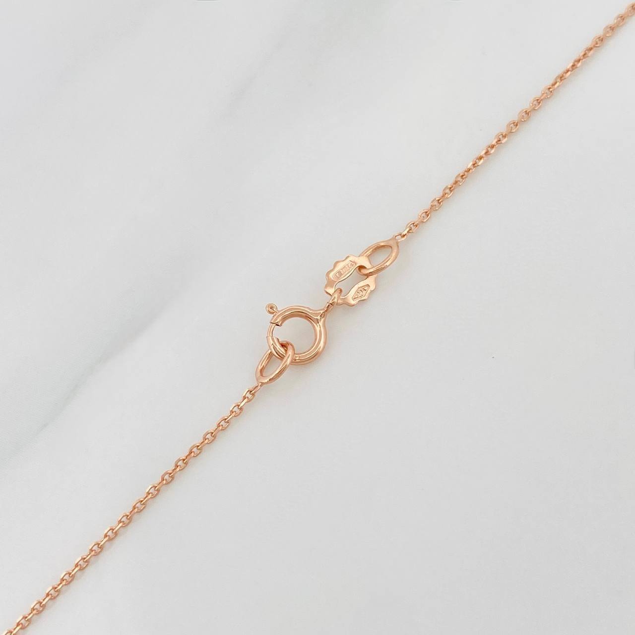 Cadena Aro Seguido 1.3 g / 19 3/4 in / 0.6 mm Oro Rosa 18K