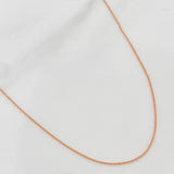 Cadena Aro Seguido 1.3 g / 19 3/4 in / 0.6 mm Oro Rosa 18K