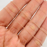 Cadena Aro Seguido 1.3 g / 19 3/4 in / 0.6 mm Oro Rosa 18K
