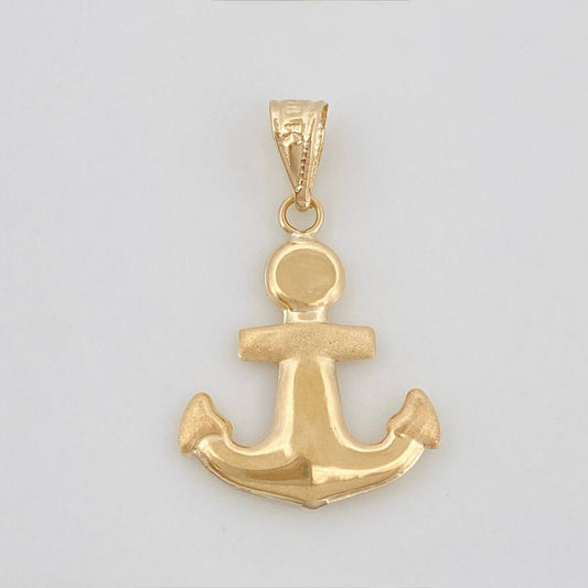 Dije Ancla 0.85 g / 1 in Oro Amarillo 18K