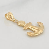 Dije Ancla 0.85 g / 1 in Oro Amarillo 18K