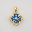 Clover Pendant 2.9 g / 3/4 in 18K Yellow Gold