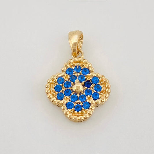 Dije Trebol 2.9 g / 3/4 in Oro Amarillo 18K