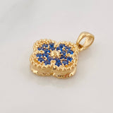 Clover Pendant 2.9 g / 3/4 in 18K Yellow Gold