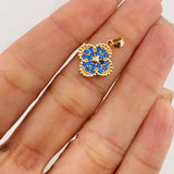 Clover Pendant 2.9 g / 3/4 in 18K Yellow Gold