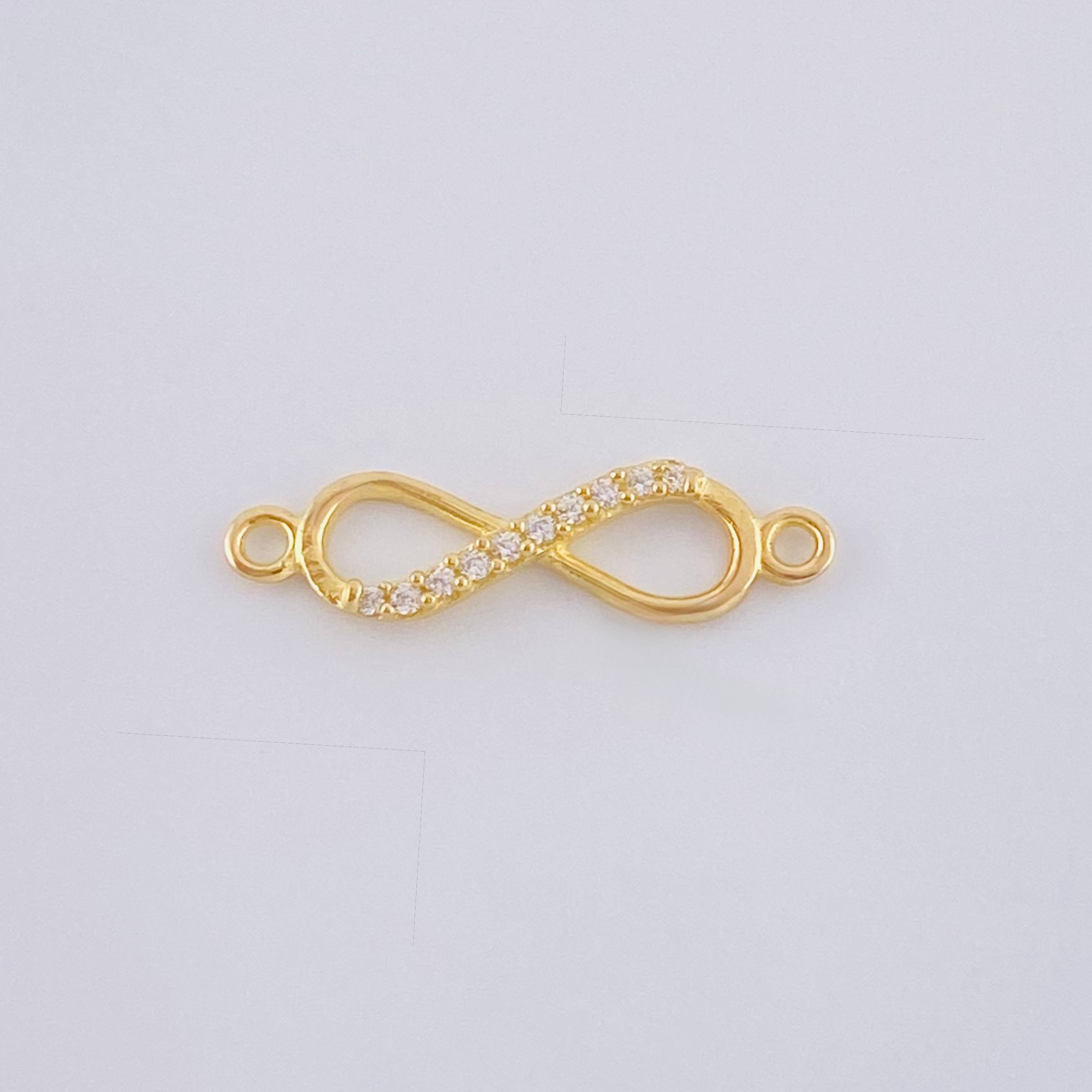 Herraje Infinito 0.45gr / 3/4 in / Oro Amarillo 18K *