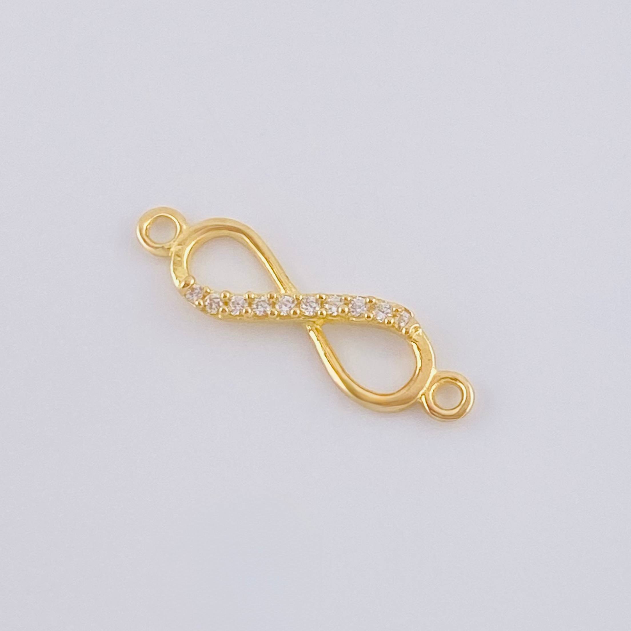 Herraje Infinito 0.45gr / 3/4 in / Oro Amarillo 18K *