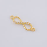 Herraje Infinito 0.45gr / 3/4 in / Oro Amarillo 18K *