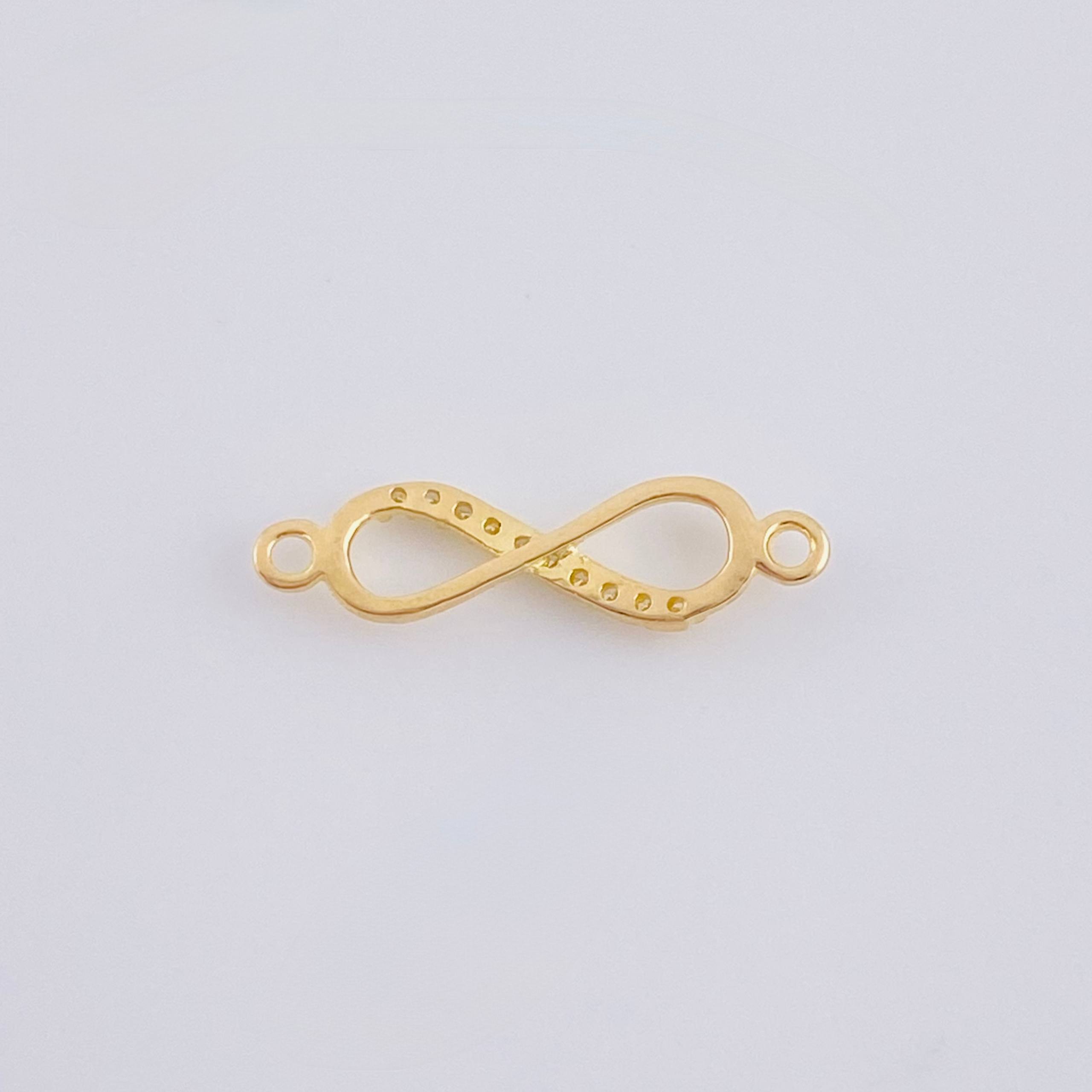 Herraje Infinito 0.45gr / 3/4 in / Oro Amarillo 18K *