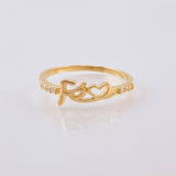 Anillo Fé 1.7gr / T7 1/2 / Oro Amarillo 18K *