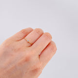 Anillo Solitario 1.85gr / T7 1/4 / Oro Amarillo 18K *