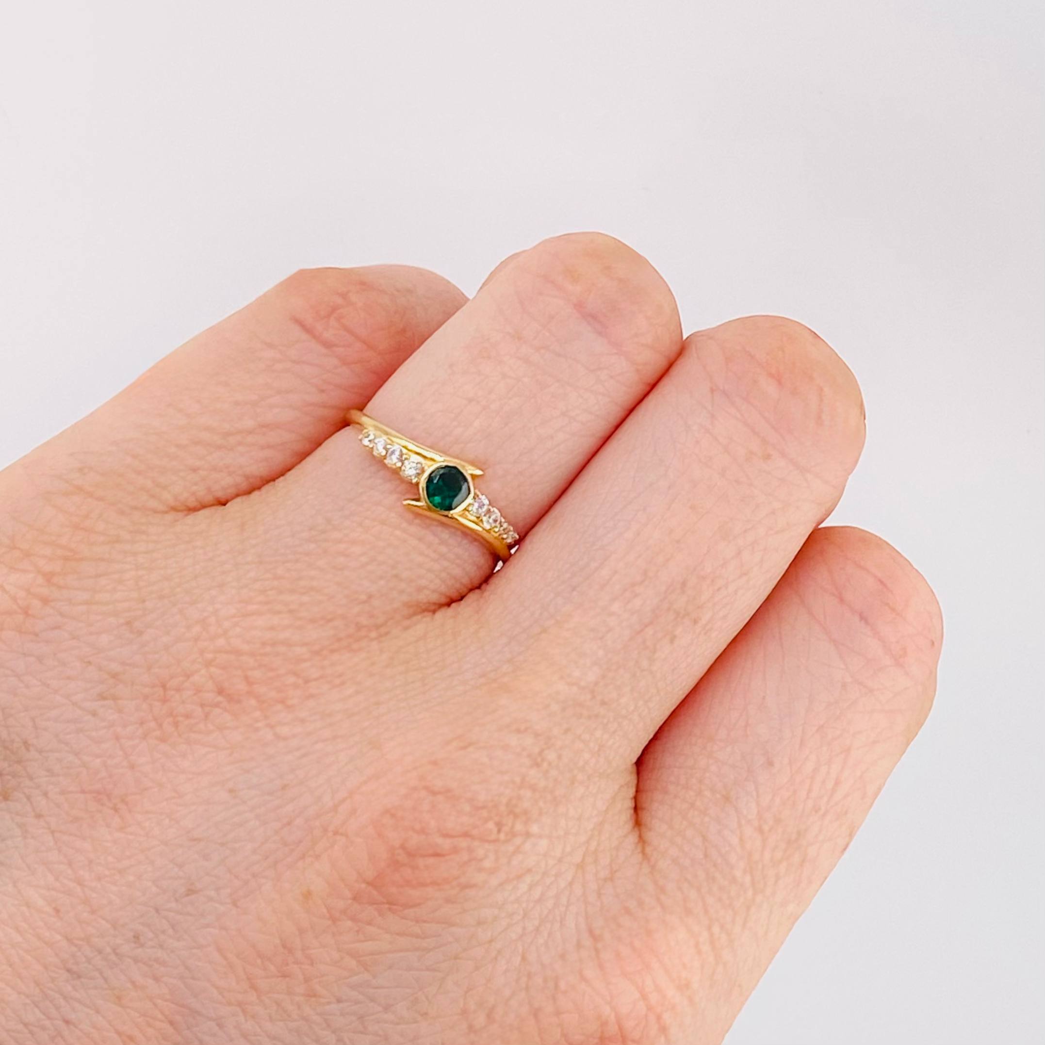 Anillo Carril Perpendicular 1.55gr / T6 1/4 / Oro Amarillo 18K *