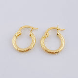 Hoop Earrings Leonore 0.9 g / 1 in Yellow Gold 18K