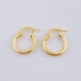 Candongas Leonore 0.9 g / 1/2 in Oro Amarillo 18K