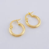 Hoop Earrings Leonore 0.9 g / 1 in Yellow Gold 18K