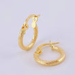Hoop Earrings Leonore 0.9 g / 1 in Yellow Gold 18K
