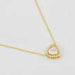Venetian Chain Heart 1.68 cts 2.95g / 18 in / 0.64mm Yellow Gold 18K