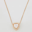 Venetian Chain Heart 1.18 cts 2.15g / 18 in / 0.32mm Rose Gold 18K