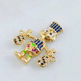 Charm Duck Money Bag 4gr / 1in / 18K Gold