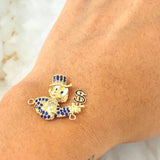 Charm Duck Inspired 4gr / 1in / 18K Gold