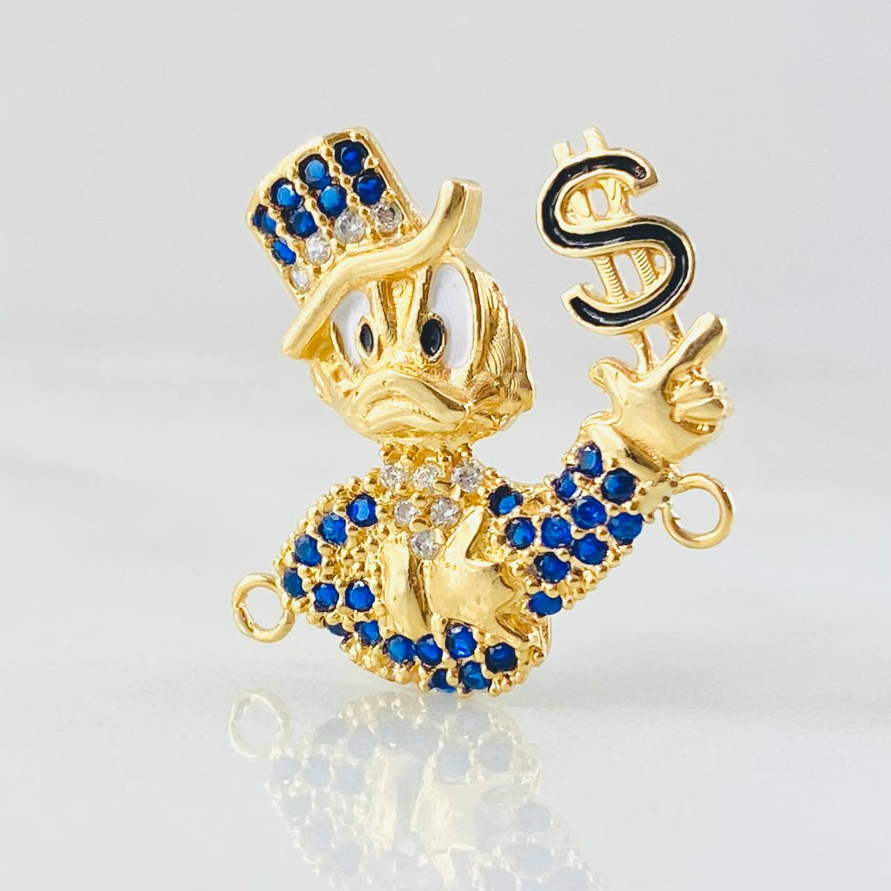 Charm Duck Inspired 4gr / 1in / 18K Gold