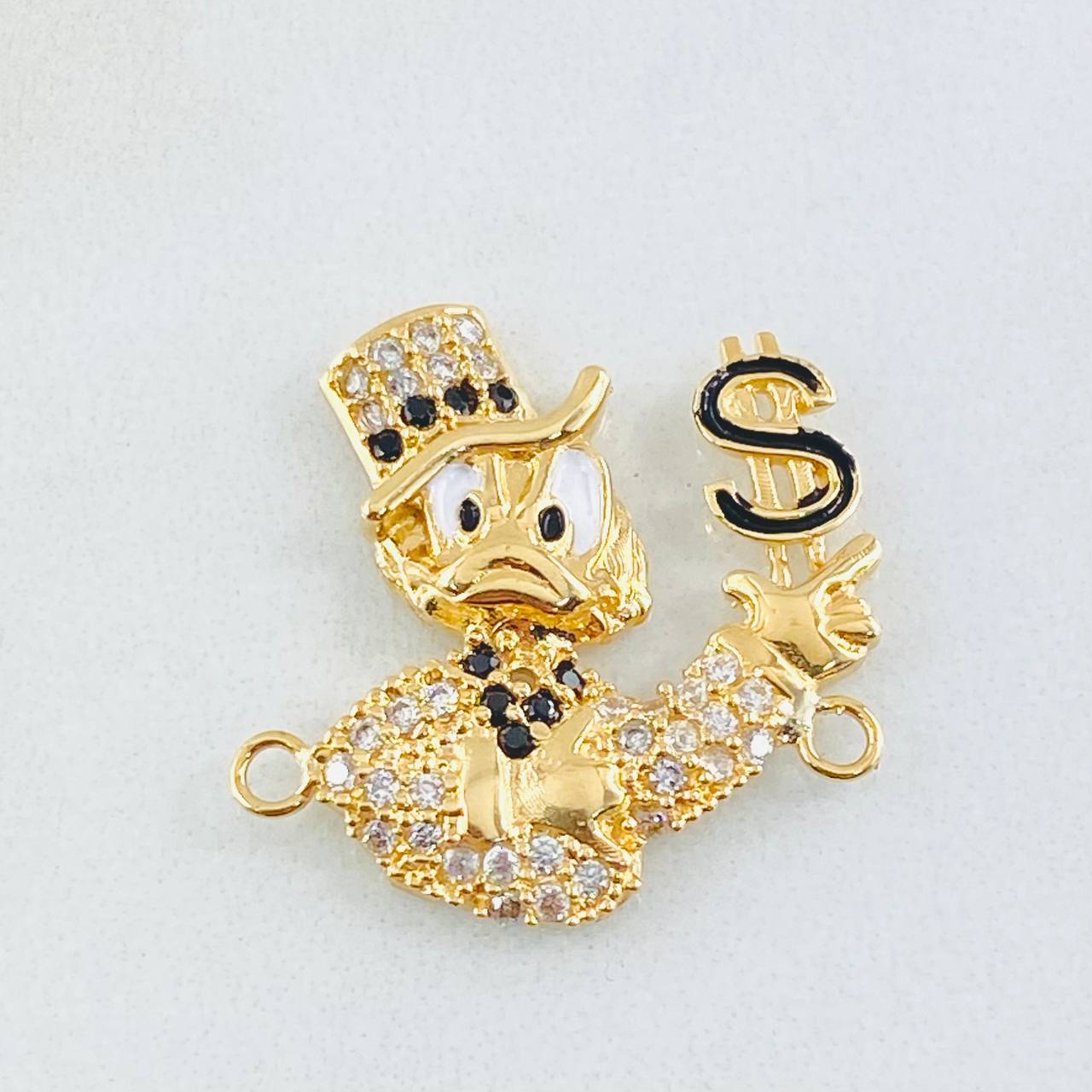 Duck Charm Inspired 4gr / 1 in / 18K Gold
