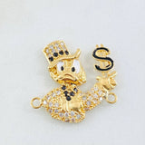 Duck Charm Inspired 4gr / 1 in / 18K Gold