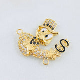Duck Charm Inspired 4gr / 1 in / 18K Gold