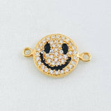 Charm Happy Face 1.55gr / 0.5in / 18K Gold