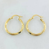 Candongas Mai 1.55gr / 1 in / Oro Amarillo 18K