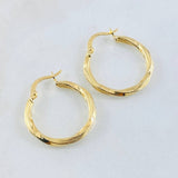 Hoop Earrings Mai 1.6gr / 1in / 18K Gold