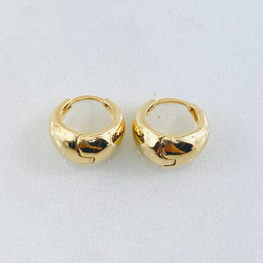 Candongas Dali 2.45gr / 1/2 in / Oro Amarillo 18K ©