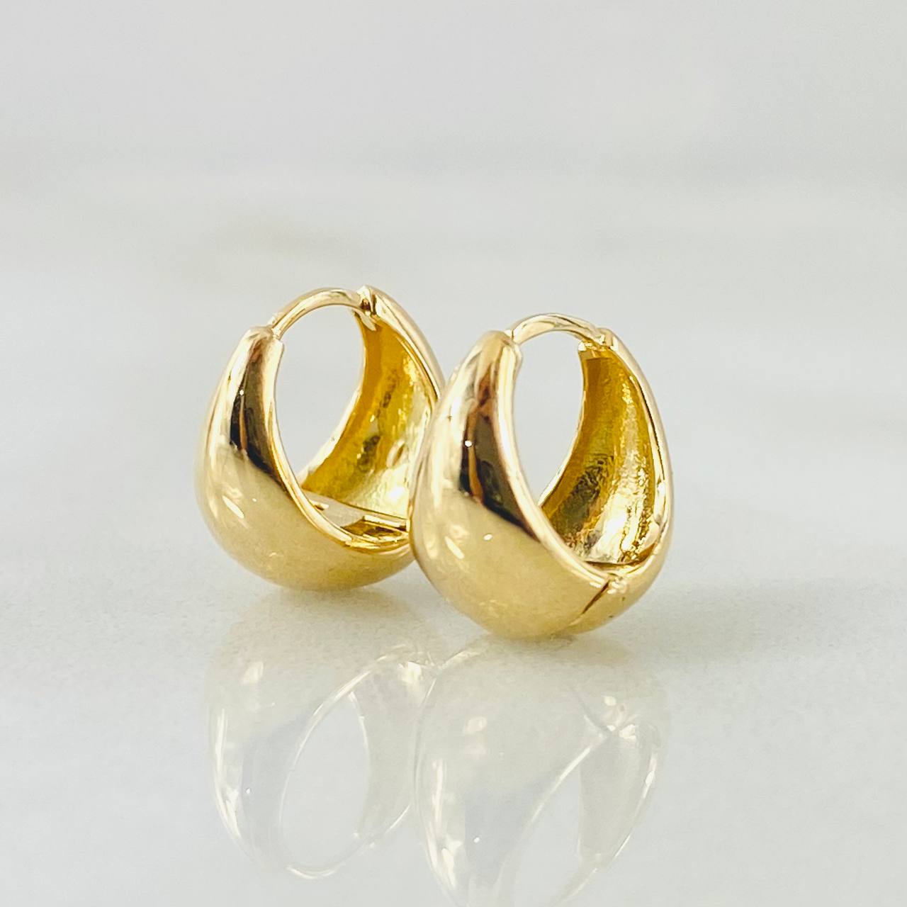 Candongas Dali 2.45gr / 1/2 in / Oro Amarillo 18K ©