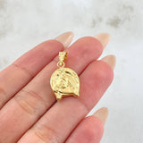 Horseshoe Horse Pendant 1.1gr / 1in / 18K Gold ©
