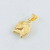 Horse Horseshoe Pendant 0.5gr / 3/4 in / 18K Gold ©
