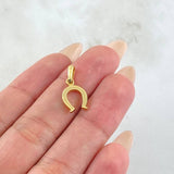 Horseshoe Pendant 0.95gr / 3/4 in / 18K Gold ©