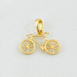 Bicycle Pendant 0.8gr / 1/2 in / 18K Gold ©