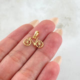 Bicycle Pendant 0.8gr / 1/2 in / 18K Gold ©