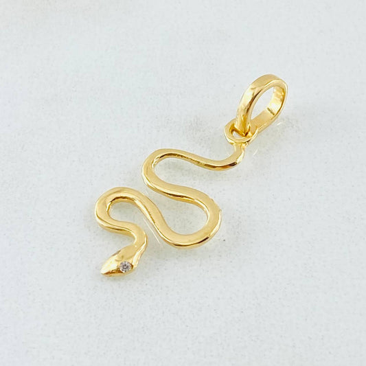 Dije Serpiente 1gr / 1 in / Oro Amarillo 18K ©