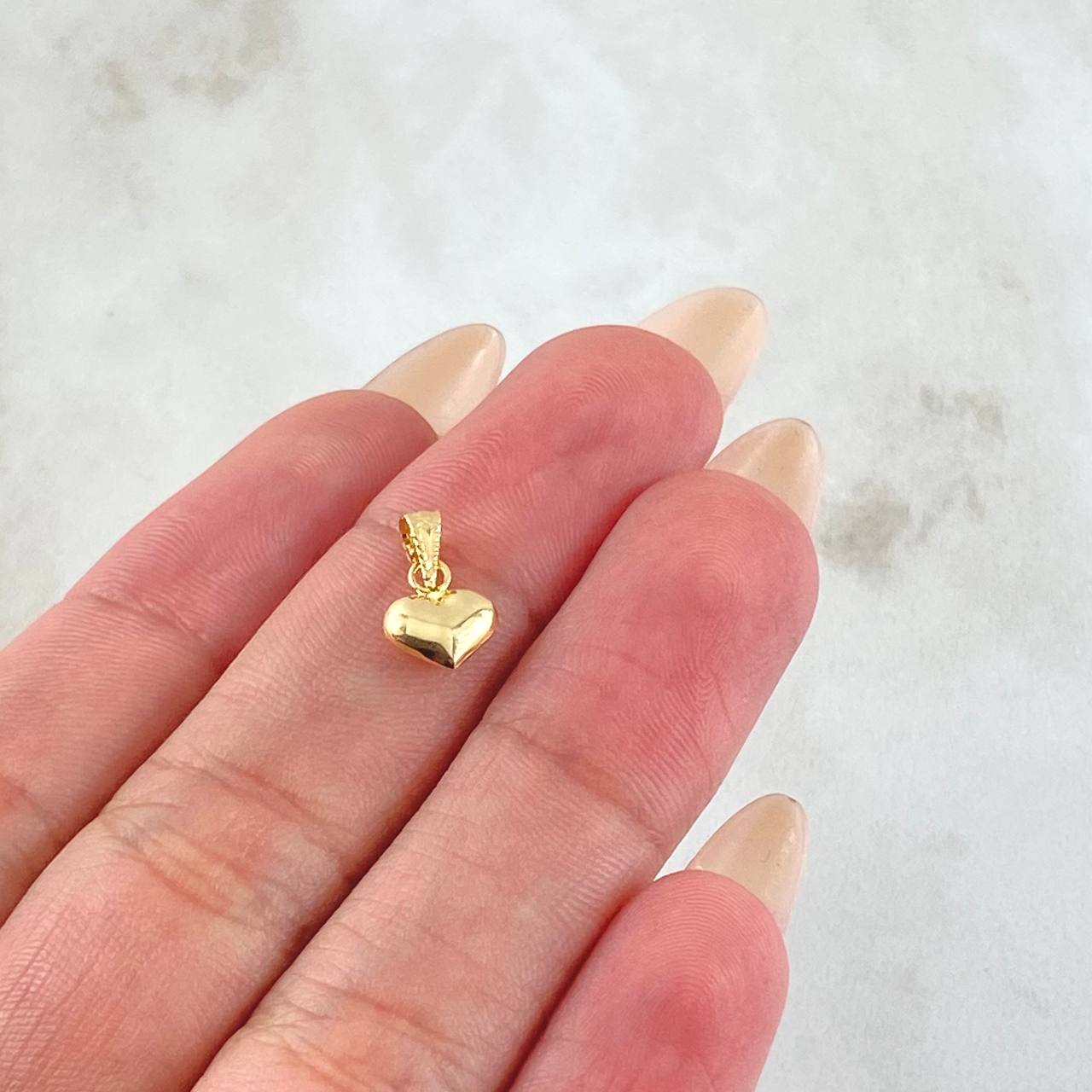 Pendant Heart 0.3gr / 1/2 in / 18K Gold